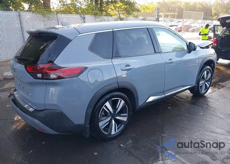 2021 Nissan Rogue Sl Intelligent Awd из США, поврежденный, VIN 5N1AT3CB1MC699861